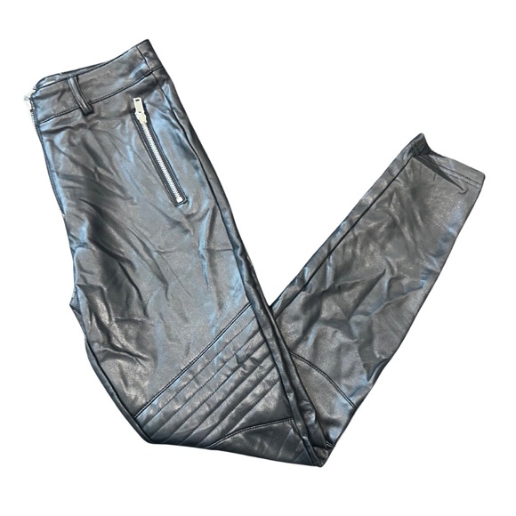 Topshop - Leather Moto Pants Leggings NWOT - Picture 12 of 13